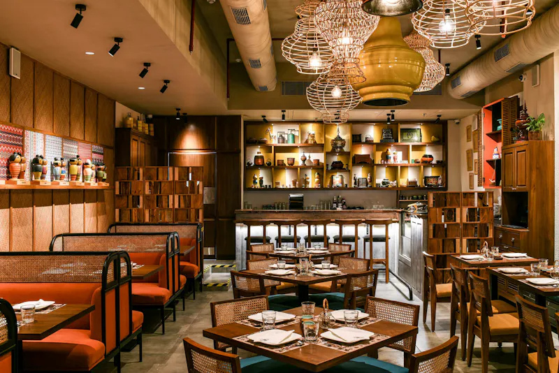 Fireaway restaurant interior showcasing our welcoming atmosphere